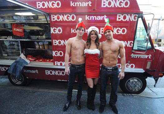 Audrina Patridge Cruises Hollywood in Bongo’s Hot Holiday Truck