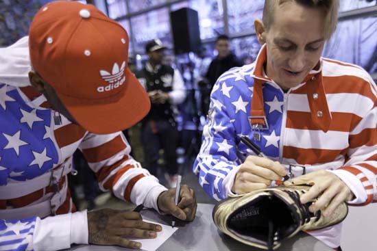 Jeremy Scott Makes Personal Appearance at adidas Originals Soho