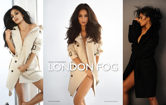 Nicole Scherzinger Headlines London Fog Spring 2012 Campaign