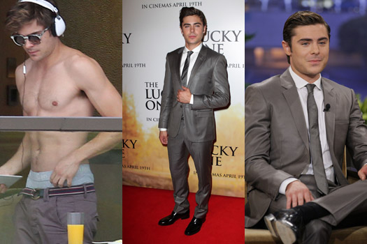 Zac Efron Heart Calvin Klein