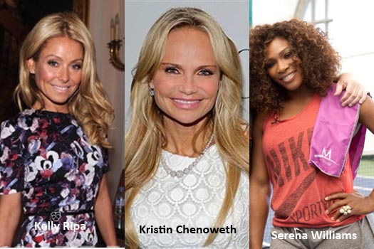 Seen & Heard: Kristin Chenoweth, Kelly Ripa, Serena Williams
