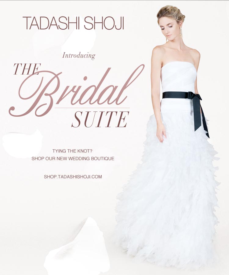 Tadashi Shoji Does Bridal White Online