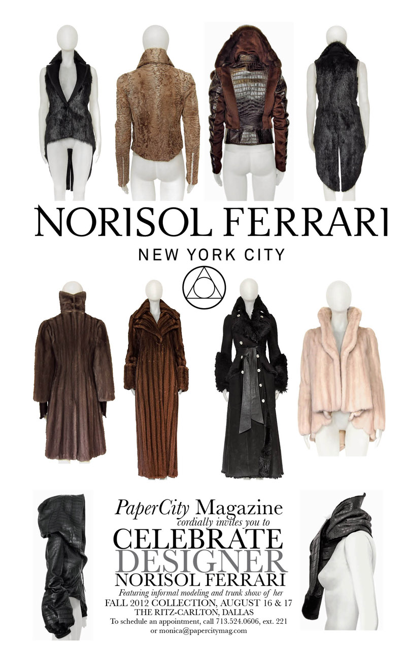 Fur Designer Norisol Ferrari to Debut in Dallas
