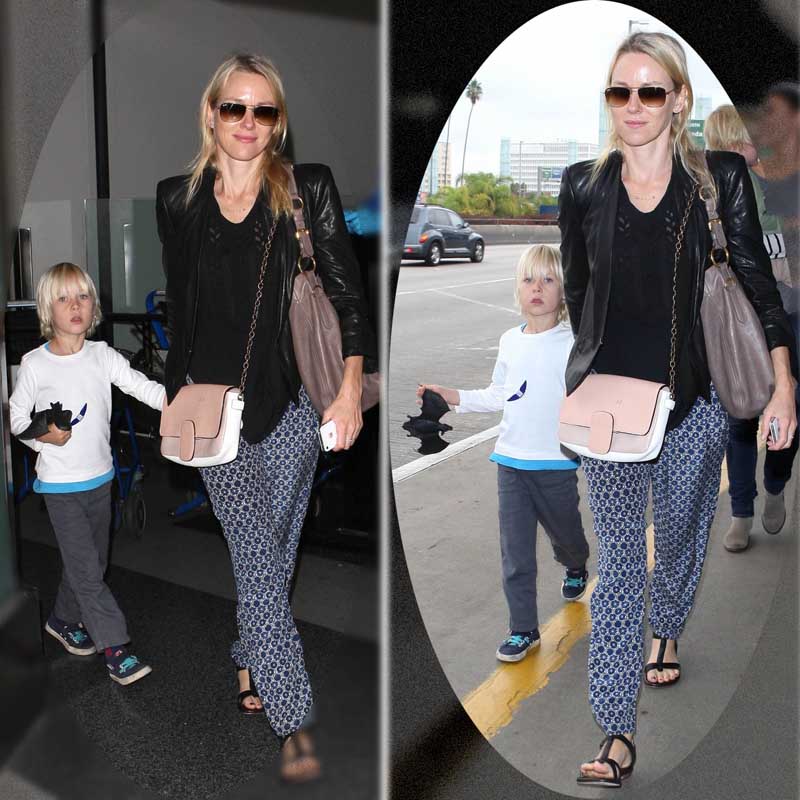 Spotted: Naomi Watts with Marc Jacobs Collection bag