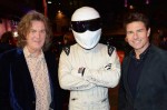 (L-R) James May, The Stig and Tom Cruise