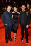 (L-R) Tom Cruise, Nicole Scherzinger and Lewis Hamilton