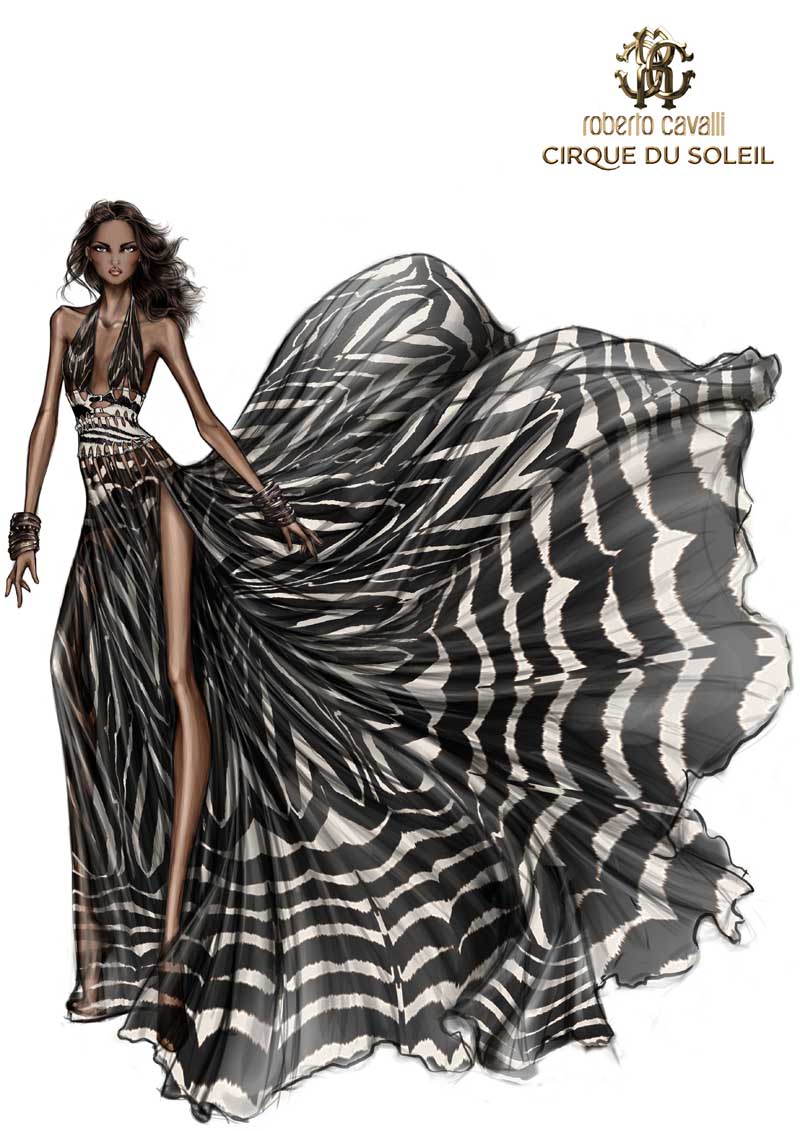 Roberto Cavalli Designs Special Gown for Charity