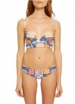 Cami Underwire Bikini Top in Quilts print