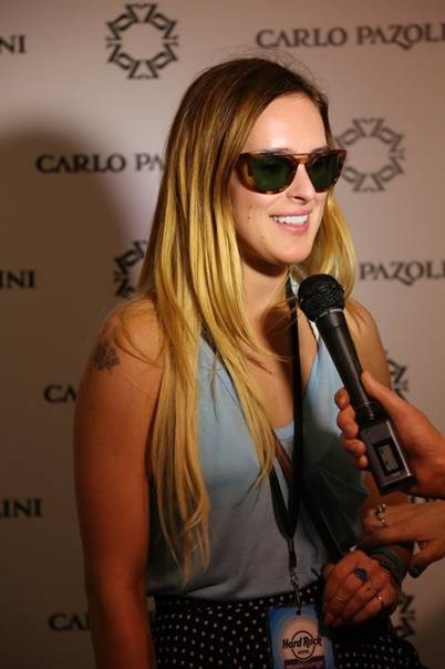 At Coachella: Rumer Willis, Jayson Blair, Bella Thorne and Ryan Kwanten at Carlo Pazolini Pop-Up Shop at Hard Rock Music Lounge