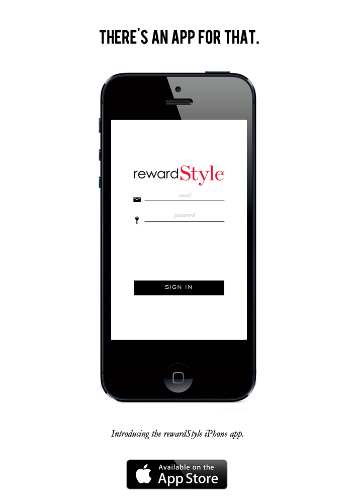 Introducing the rewardStyle iPhone app
