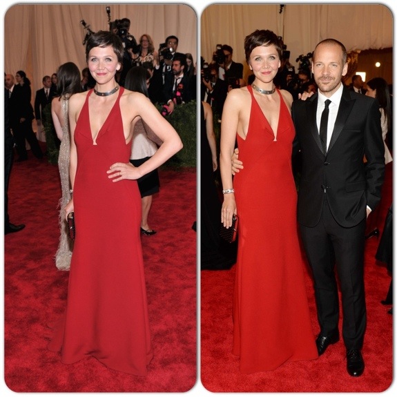 Maggie Gyllenhaal & Peter Sarsgaard wear Calvin Klein Collection at MET Gala