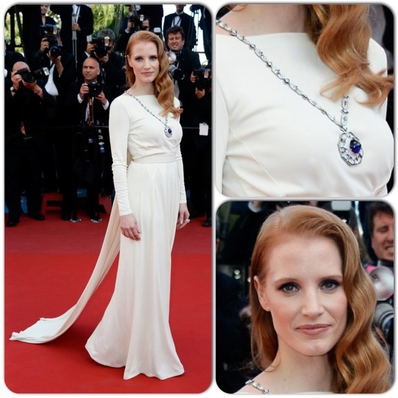 Jessica Chastain in Versace Collection