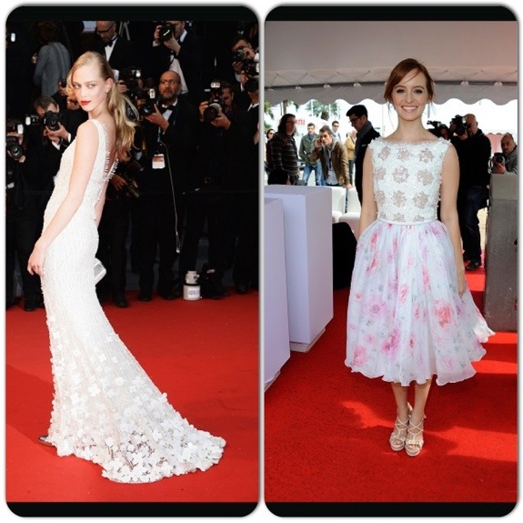 Tanya Dziahileva and Ahna O’Reilly Rock Georges Hobeika in Cannes