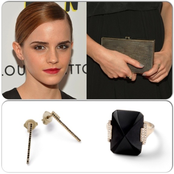 Emma Watson Blings Out with Monique Pean
