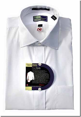 New Line of Self-Buttoning Shirts Simplifies Dressing with Magnets