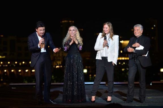 Vittorio Grigolo, Franca Sozzani, Eva Cavalli, Roberto Cavalli,