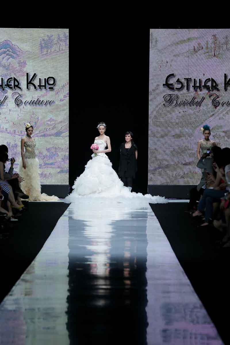 Jakarta Fashion Week 2014: Esther Kho Bridal Couture for Abineri Ang atelier et createur de mode