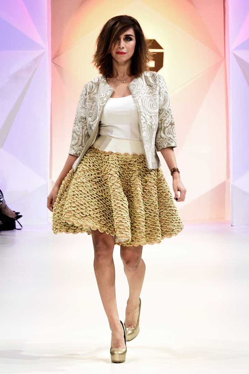 Fashion Forward Dubai 2013: Tahir Sultan Spring 2014