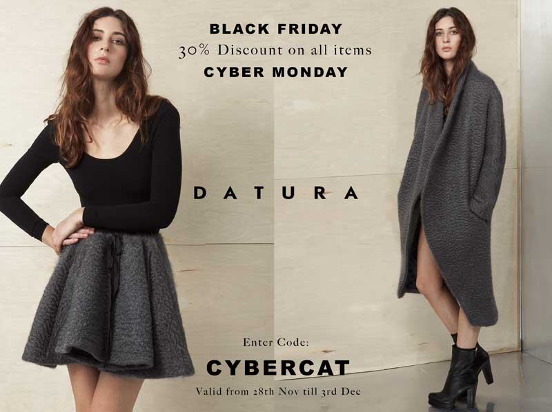 DATURA Black Friday and Cyber Monday Sale
