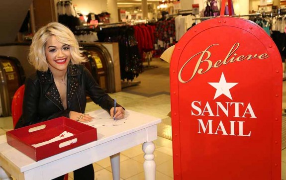 Rita Ora Celebrates The Material Girl Holiday Collection At Macy's