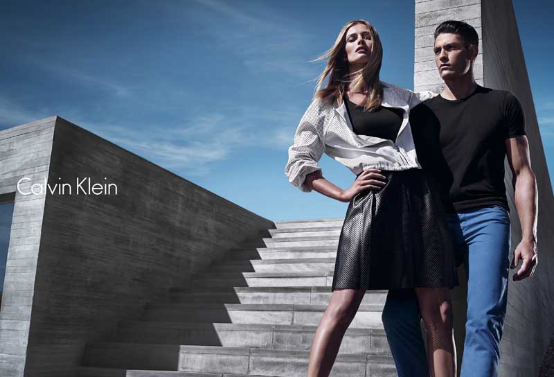 Vanessa Axente and Clark Bockelman Headline Calvin Klein Spring 2014 Campaign