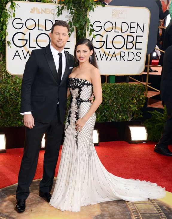 Channing Tatum, Jenna Dewan Golden Globe 2014