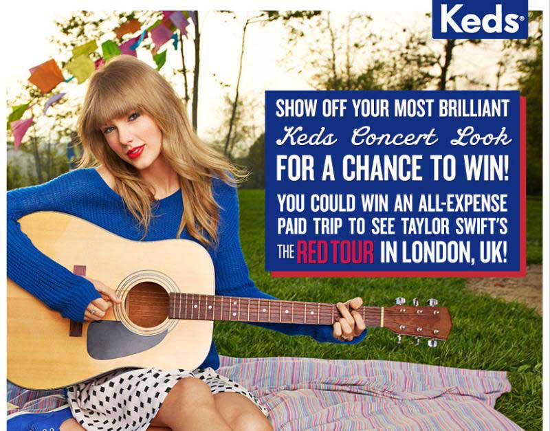 Keds is Taylor Swift’s New Sponsor for her European ‘RED Tour’