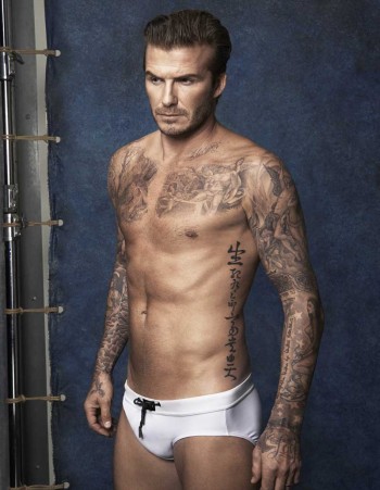 David Beckham swim for HM (2)