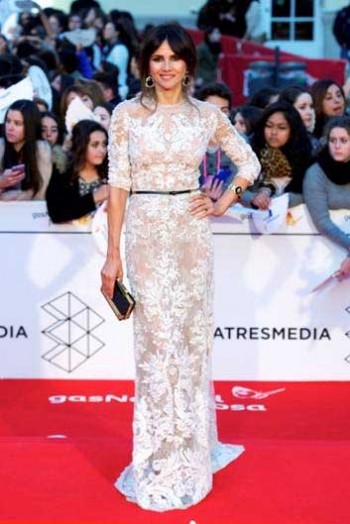 Goya Toledo in Elie Saab