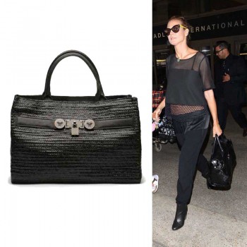 heidi klum Soft Signature Versace handbag
