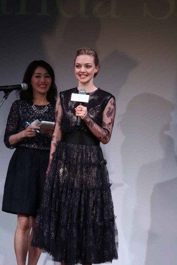 Amanda Seyfried Promotes Cle de peau BEAUTE 2014