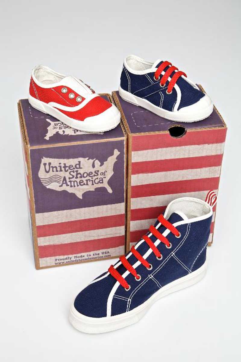 United Shoes of America Launches Made in the USA Children’s Sneaker Collection
