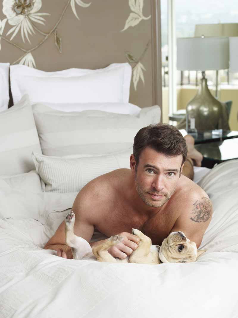 Scott Foley Poses with a Puppy for Charisma