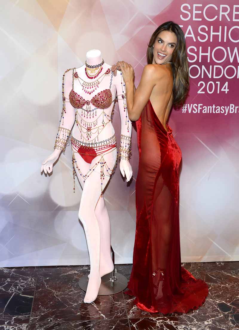 Adriana Lima and Alessandra Ambrosio Unveil Million Dollar Victoria’s Secret Fantasy Bras 2014