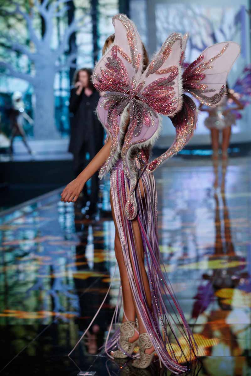 Lily Donaldson Wears Swarovski’s Fairy Tale enchantment Look at Victoria’s Secret Fashion Show