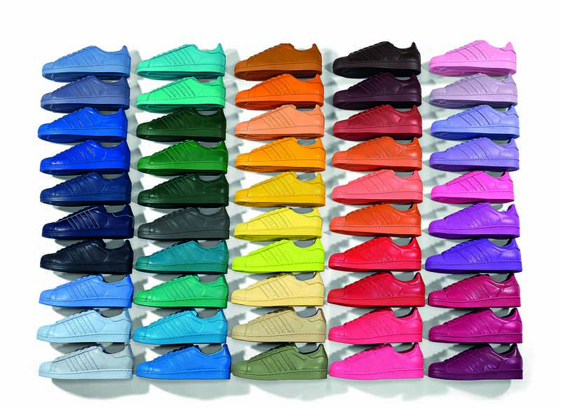 Now in stores: adidas Originals Superstar Supercolor Pack by Pharrell Williams