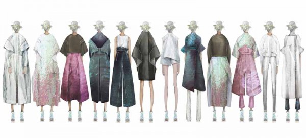 Illustrated Lineup by Max Lu, M.F.A. Fashion Design, and Jingci Jessie Wang, M.F.A. Fashion Design