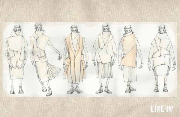 Illustrated Lineup by Ruone Yan, B.F.A. Menswear Design