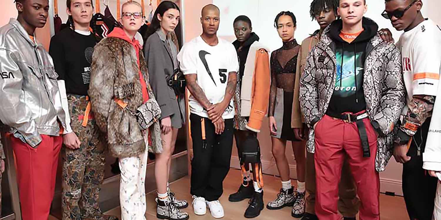 Backstage: Heron Preston Fall 2018