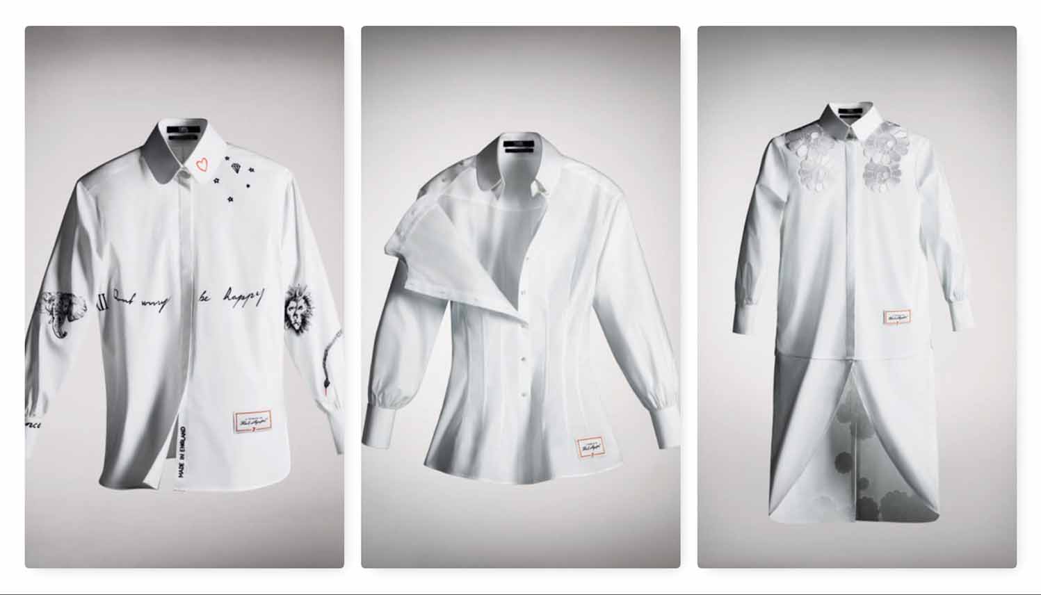The White Shirt Project Honoring Karl Lagerfeld
