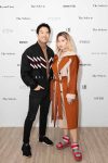 Chung Chung Lee and Candice Wu wearing LIE Coat