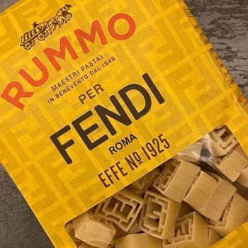 Fendi’s Show Invitation Is a Pack of Rummo Pasta