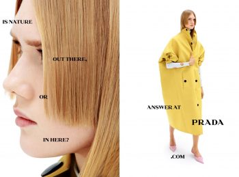 Prada’s First Campaign Under Raf Simons