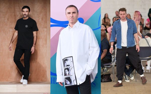 Riccardo Tisci, Raf Simons & JW Anderson